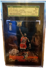 Michael Jordan 95-96 UD Collector's Choice Player's Club Platinum SSP SGC 92 8.5