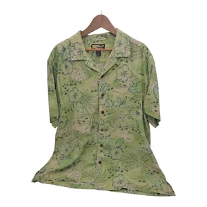Camisa grande Havana Jack's Café Tropical Breeze Wear para hombre 100 % rayón - Imagen 1 de 9