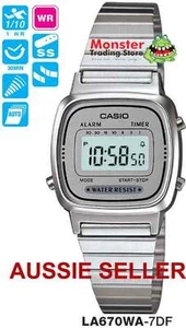 CASIO WATCH VINTAGE RETRO LA-670WA-7DF LA670WA LA670 WARRANTY - Picture 1 of 1