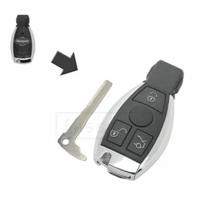 3 B Remote Key Shell Case Fob fit for Mercedes Benz Two Battery & NEC Model 950A - Picture 1 of 4