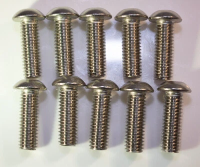 EAST COAST BOLTS 3/8-16 x 1-1/2" 18-8 Stainless Steel Button Head Bolts (Qty 10) | Rust-Resistant