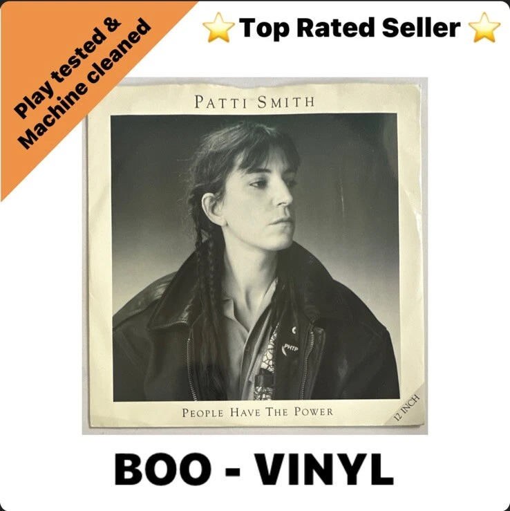 Patti Smith – People Have The Power 12 " vinyl record in picture sleeve 1988 EX - Image 1 of 4