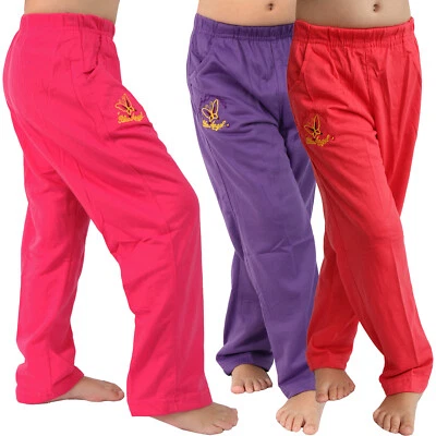 Hose Sport Jogginghose Schmetterling Mädchen Stickerei Blue Angel Butterfly