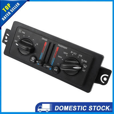 Panel de interruptor de perilla de control de temperatura 10308120 10447470 para Buick Pack de 1 Foto 1 de 4