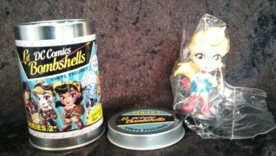 Figura Vinilo Supergirl Lil DC Comics Bombshells Serie 2 Foto 1 de 3