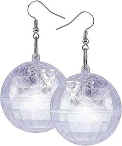 LED Ohrringe Discokugel 16 Lichtmodi Wiederaufladbar Licht Projektierend Leuchten Ea - Bild 1 von 12