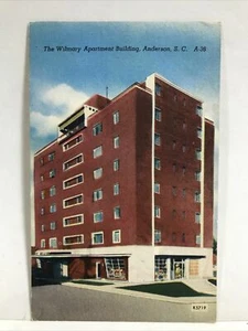 1945 The Wilmary Apartment Building Anderson SC South Carolina Postkarte - Bild 1 von 2