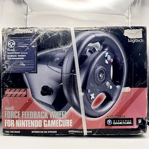 NINTENDO GAME CUBE LOGITECH FORCE FEEDBACK WHEEL SALED - Foto 1 di 6