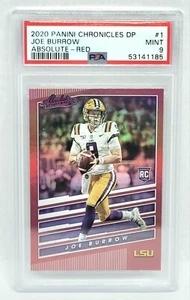 Joe Burrow PSA 9 2020 Chronicles Draft Picks Absolute Spectrum Red Rookie RC LSU - Bild 1 von 2