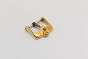 Fibbia Rolex placcata oro 14mm originale vintage anni 60/70 - Foto 1 di 4