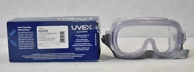 Honeywell Uvex Safety Goggles Clear Classic CVA AF Coating High Impact Protect - Image 1 of 4