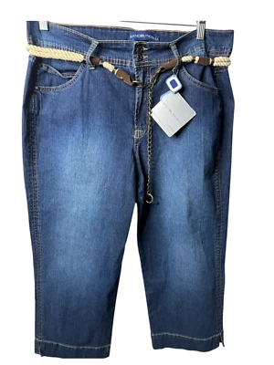 Bandolinoblu Denim Talla 14 Elastizado Oscuro Antiguo Bohemo ¡NUEVO! Foto 1 de 4