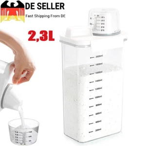 Waschpulver-Box Dekobox Waschmitteldose Waschmittelbehälter Aufbewahrungsbox - Bild 1 von 22
