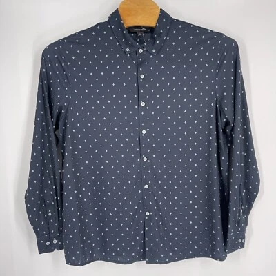 Mercer + Mettle Mens Long Sleeve Button Down Shirt Blue Size XL Stretch Comfort - Image 1 of 2