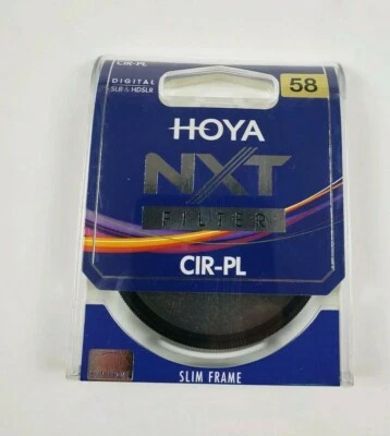 Genuine Hoya NXT 58mm Slim Frame Circular Polarizer Filter - Image 1 of 3