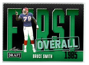 2023 LEAF DRAFT BRUCE SMITH GREEN 1985 FIRST OVERALL #5