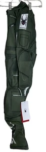 Spyder Boys Kids Youth Race Suit Size 6/8 green Military sarge usa us ski team - Picture 1 of 10