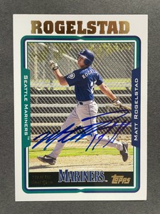 2005 Topps SIGNED: Matt Rogelstad, MARINERS #320