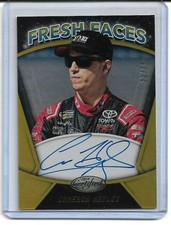 2018 PANINI CERTIFIED FRESH FACES GOLD CAMERON HAYLEY AUTOGRAPH #'D 22/25 NASCAR