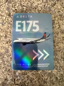 Delta Airlines Pilot Trading Card E175 CARD No. 62 (2022) - Picture 1 of 2