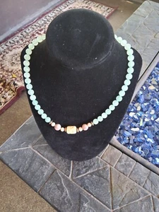 Jade necklace with Ivory - Picture 1 of 3