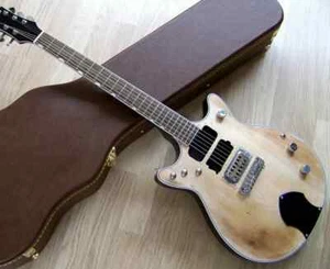 Venta caliente Guitarra Eléctrica Natural Personalizada Malcolm Young Double Jet Relic - Imagen 1 de 4