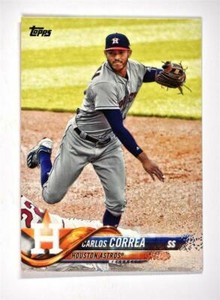 2018 Topps Series 1 Base #30 Carlos Correa