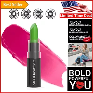 12-Hour Long-Lasting Green Color Changing Lipstick - Moisturizing Cream Formula - Picture 1 of 9