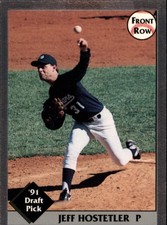 1991 Front Row Draft Picks Silver #37 Jeff Hostetler