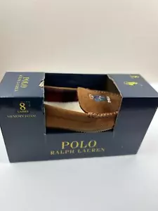 Polo Ralph Lauren Polo Bear Memory Foam Slippers women’s size 8 *BRAND NEW* - Imagen 1 de 5