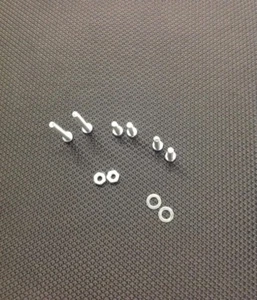 Kit completo 3 misure VITI BULLONI screws 3 sets per puntine testine giradischi - Picture 1 of 1