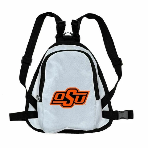 NEW OKLAHOMA STATE COWBOYS DOG CAT MINI BACKPACK HARNESS w/LEASH CHOOSE SIZE Cover