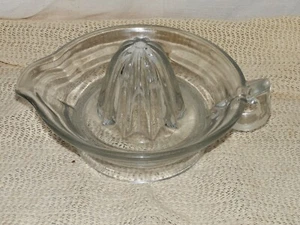 Vintage, Glass, Orange/Lemon, Clear, Reamer/Juicer - Picture 1 of 4