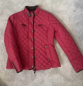 NWOT Boden Red Quilted Jacket Size 6 - Picture 1 of 7