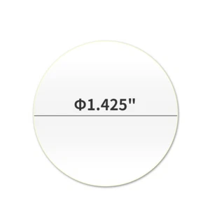 Transparent Curved Cover Lid 1.425" Diameter for Dial Indicator Thickness Gage - Picture 1 of 3