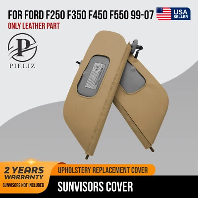 Parasoles sin recortes de espejo para Ford F250 F350 F450 F550 1999-2007 pergamino mediano Foto 1 de 4