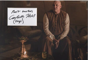 Foto firmada por CONLETH HILL 12x8 Señor varía con certificado de autenticidad de Juego de Tronos - Imagen 1 de 1