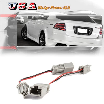 For Rear Side Marker Light x2 Wire Conversion Adapters Fit 07-08 Acura TL Type S - Image 1 of 4