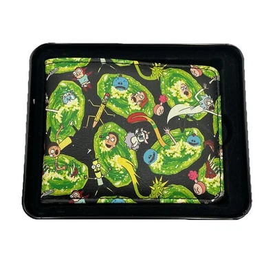 Cartera de natación para adultos Rick and Morty plegable con hebilla nueva en lata.  Foto 1 de 3