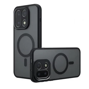 OnePlus 15 Magnetic Clear Case Matte Shockproof MagSafe Ring Protective Cover - Picture 1 of 7