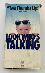 Look Who’s Talking 1990 VHS Movie John Travolta Kirstie Alley Bruce Willis - Picture 1 of 8
