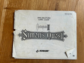 Nintendo NES Anleitung - Castlevania 2: Simon's Quest
