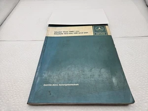 1987 Mercedes Benz Intro Service Shop Repair Manual Models 107 124 126 201 OEM - Picture 1 of 22