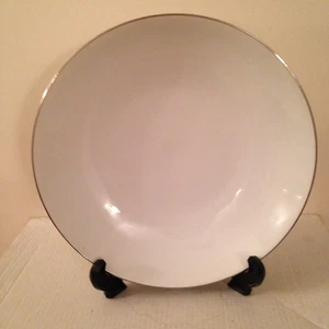 Thomas China Germany White Porcelain Thin Platinum Band Dessert Bowl Used Ex Con - Picture 1 of 4