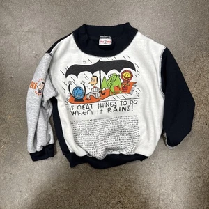 Vintage Pee Wee Herman Kids Sweatshirt Official Brand 1989 Kids Rare Playhouse - Bild 1 von 10