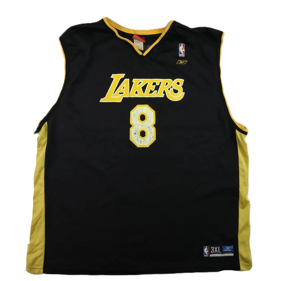 Camiseta deportiva de baloncesto de la NBA de Los Angeles Lakers Kobe Bryant 8 XXXL 3XL de colección de los 90 para hombre de Estados Unidos Foto 1 de 4