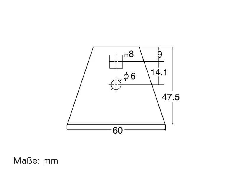 Ersatzspachtel 2 NT-Ersatzklingen BSC-21P - Bild 1 von 1