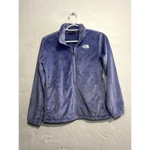 The North Face girls fuzzy full zip sweatshirt large 14/16 outdoors warm camping - Picture 1 of 6