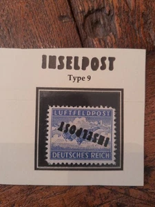 Reich alemán correo insular, impresión de cabeza, nuevo - Imagen 1 de 3
