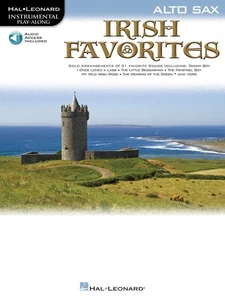 Irish Favorites for Alto Sax Solo Sheet Music 31 Songs Play-Along Book Audio - Picture 1 of 1